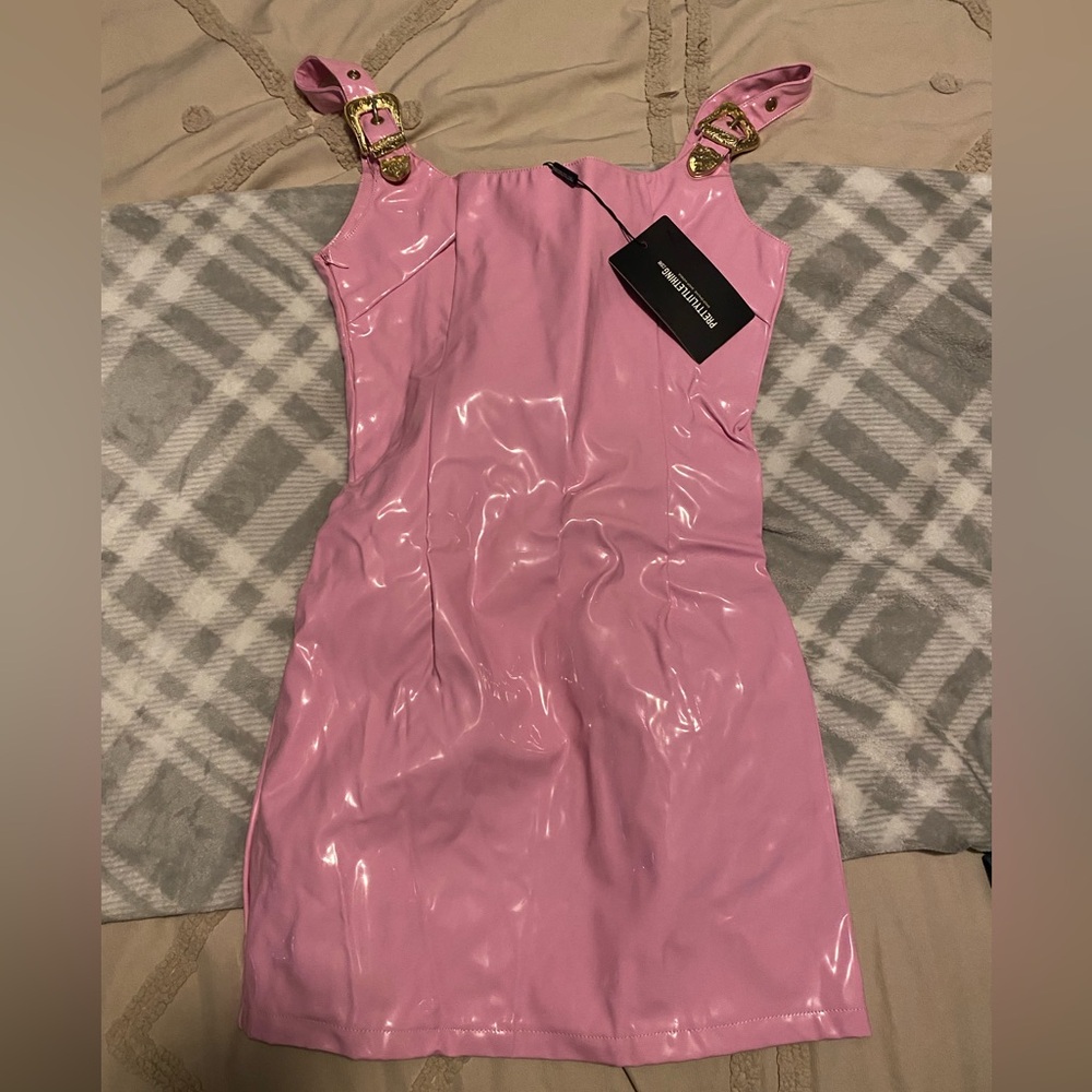 PrettyLittleThing Pink Mini Dress